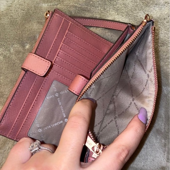 Michael Kors Pink Wristlet Wallet - Picture 2 of 8